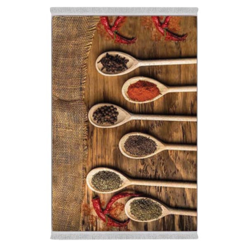 فرشینه دفه از جنس پارچه هازان ترک طرح آشپزخانه کد 51