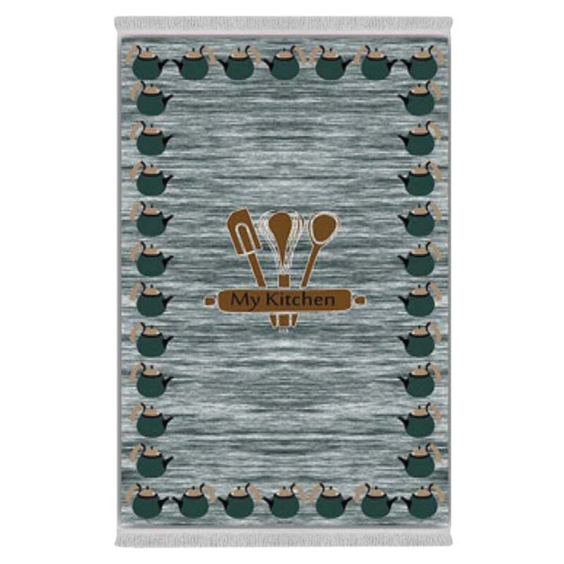 فرشینه دفه از جنس پارچه هازان ترک طرح آشپزخانه کد 56