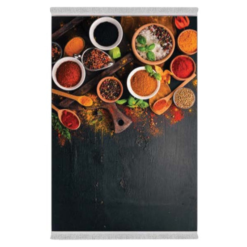 فرشینه دفه از جنس پارچه هازان ترک طرح آشپزخانه کد 57