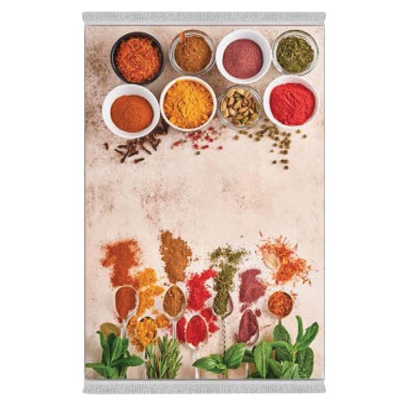 فرشینه دفه از جنس پارچه هازان ترک طرح آشپزخانه کد 58