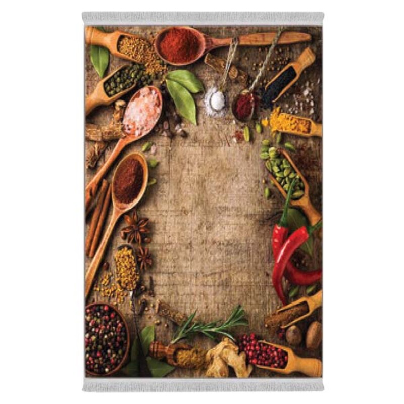 فرشینه دفه از جنس پارچه هازان ترک طرح آشپزخانه کد 63