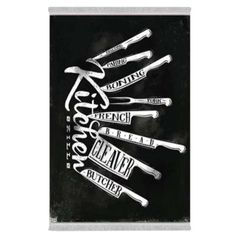 فرشینه دفه از جنس پارچه هازان ترک طرح آشپزخانه کد 65