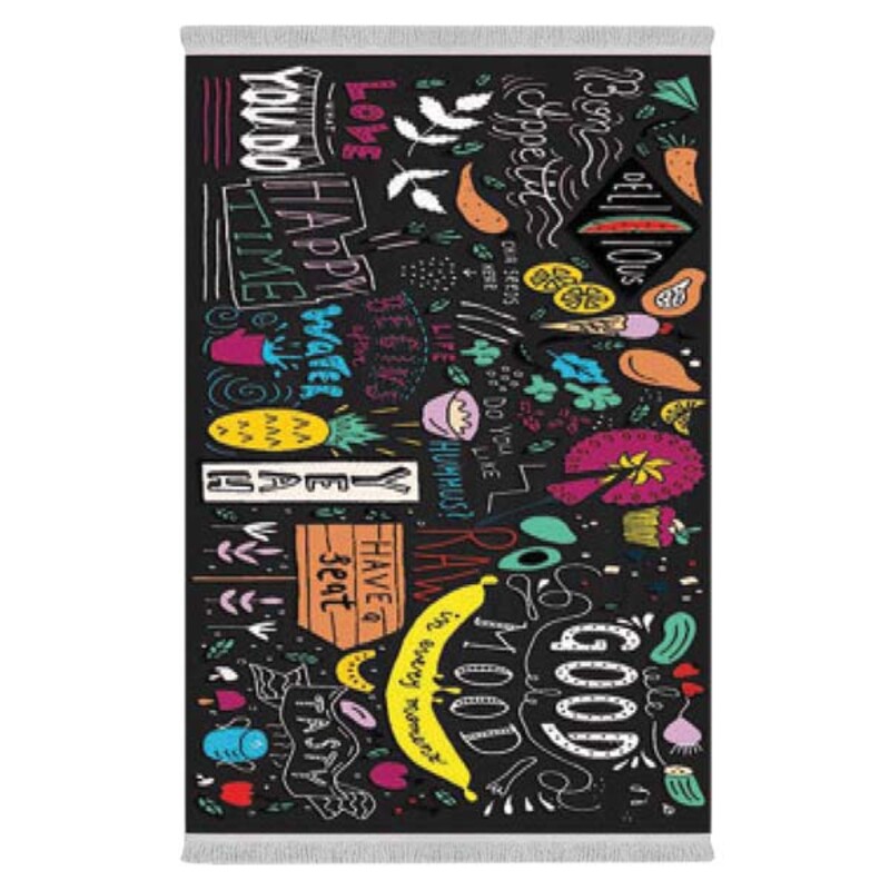 فرشینه دفه از جنس پارچه هازان ترک طرح آشپزخانه کد 87