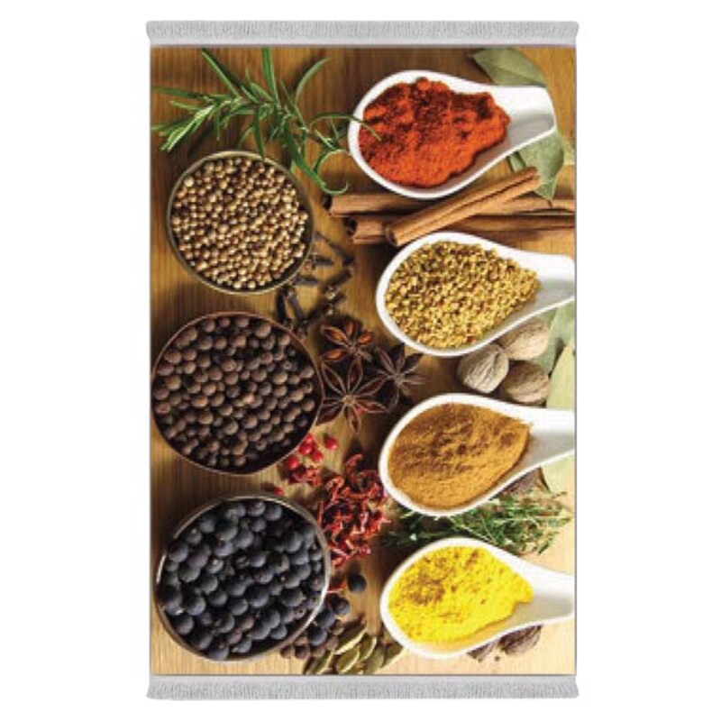 فرشینه دفه از جنس پارچه هازان ترک طرح آشپزخانه کد 89