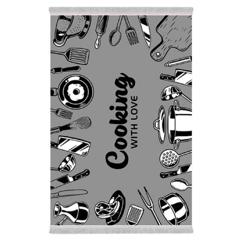 فرشینه دفه از جنس پارچه هازان ترک طرح آشپزخانه کد 99