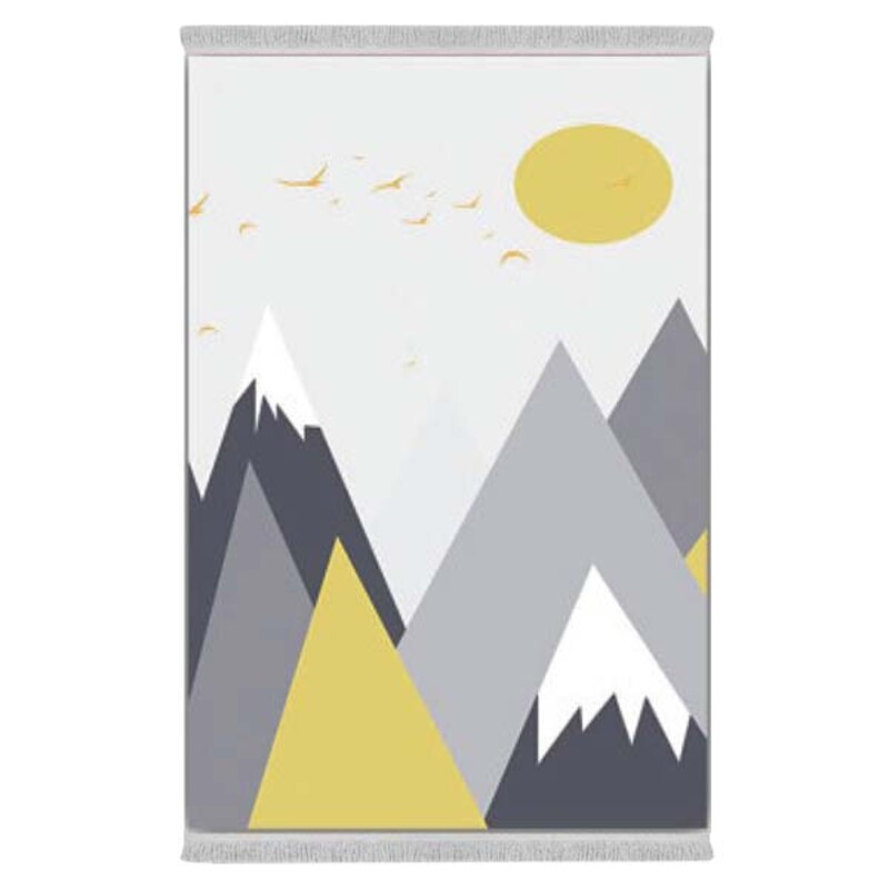 فرشینه دفه از جنس پارچه شانل ترک طرح فانتزی کد 6