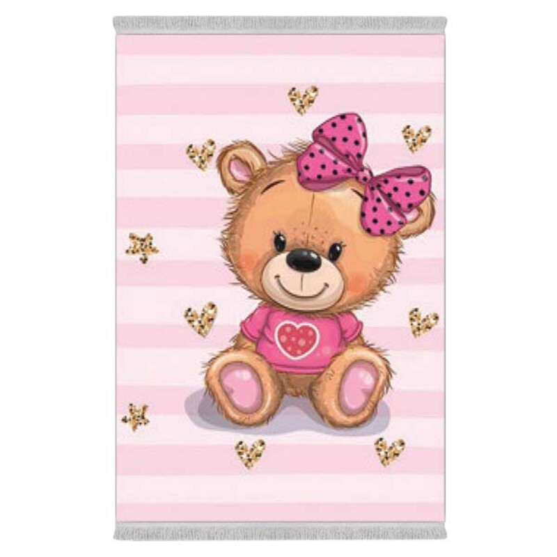 فرشینه دفه از جنس پارچه شانل ترک طرح فانتزی کد 24