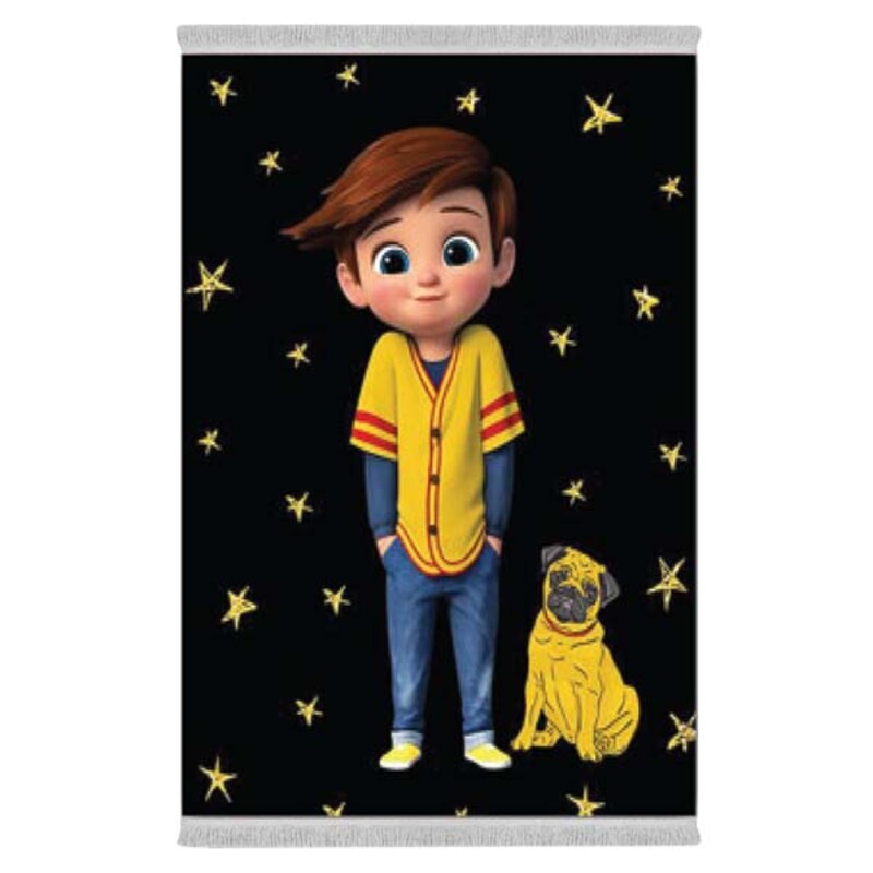 فرشینه دفه از جنس پارچه شانل ترک طرح فانتزی کد 33