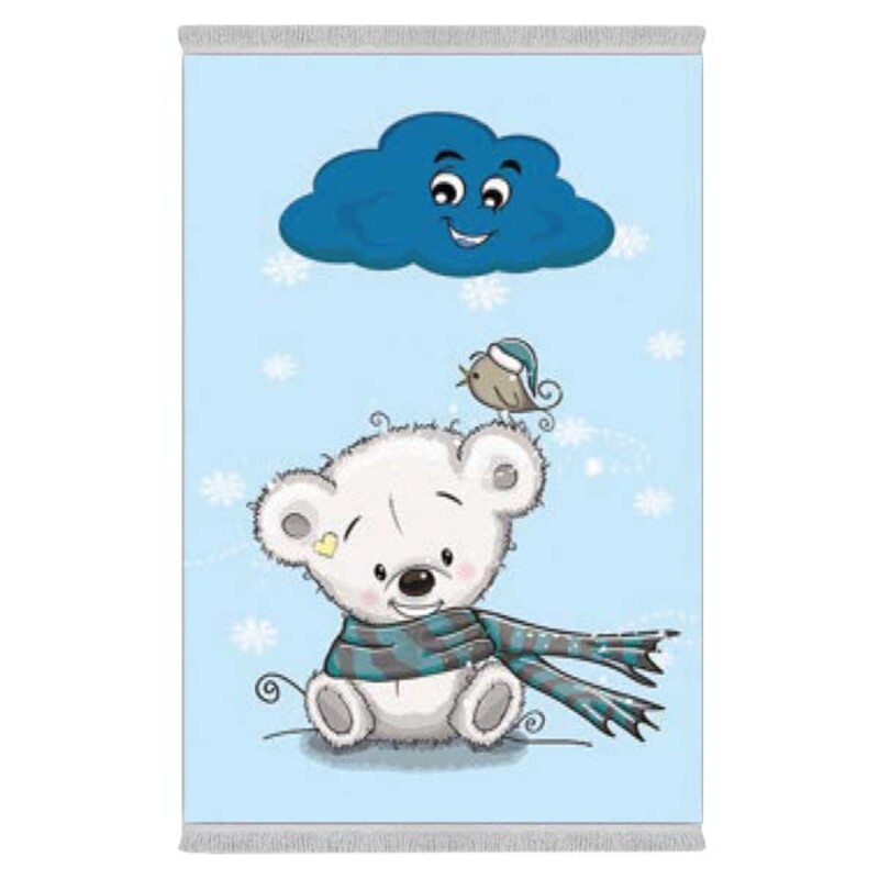 فرشینه دفه از جنس پارچه شانل ترک طرح فانتزی کد 35