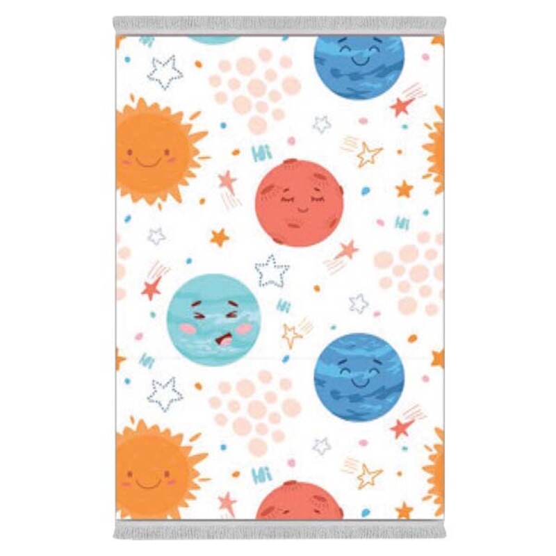 فرشینه دفه از جنس پارچه شانل ترک طرح فانتزی کد 40