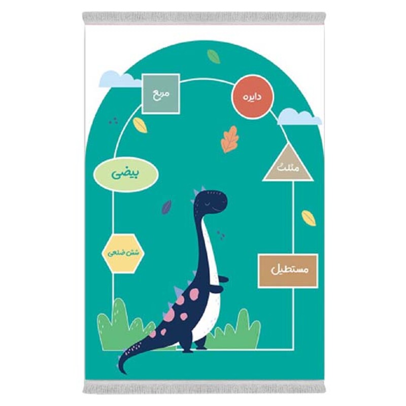 فرشینه دفه از جنس پارچه شانل ترک طرح فانتزی کد 44