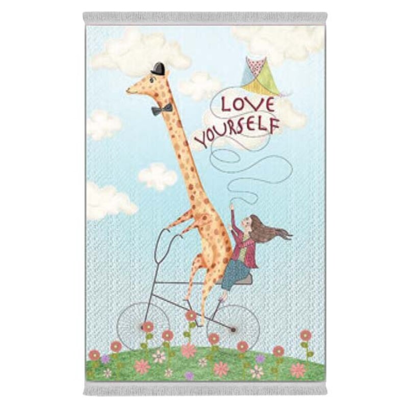 فرشینه دفه از جنس پارچه شانل ترک طرح فانتزی کد 58