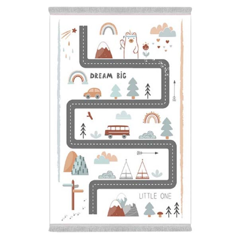 فرشینه دفه از جنس پارچه شانل ترک طرح فانتزی کد 96