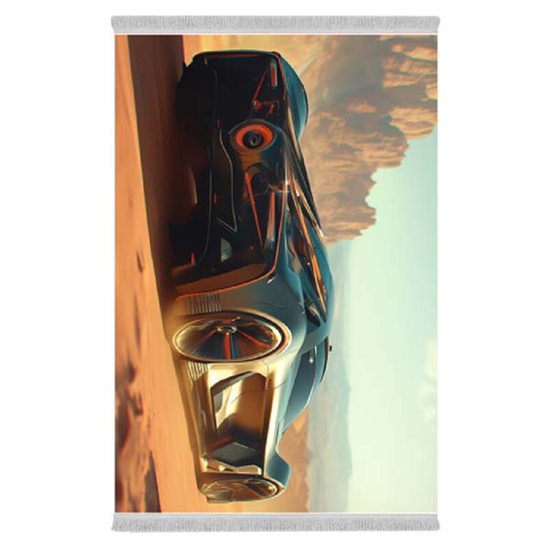 فرشینه دفه از جنس پارچه شانل ترک طرح فانتزی کد 109