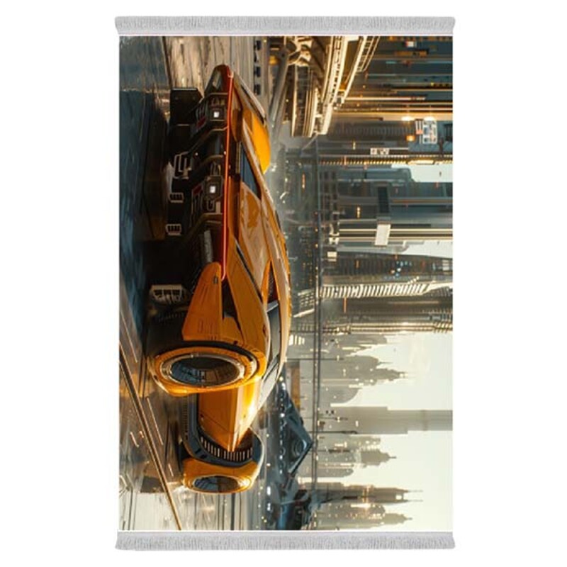 فرشینه دفه از جنس پارچه شانل ترک طرح فانتزی کد 128