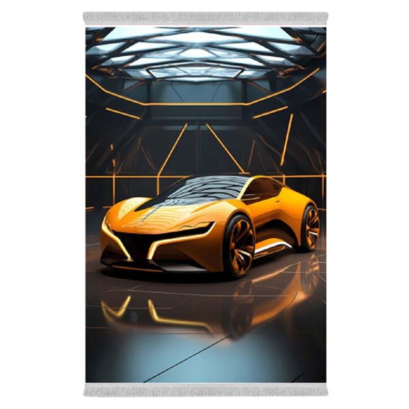 فرشینه دفه از جنس پارچه شانل ترک طرح فانتزی کد 129