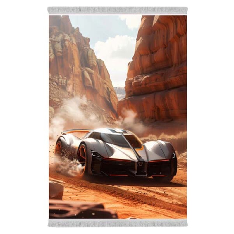 فرشینه دفه از جنس پارچه شانل ترک طرح فانتزی کد 131