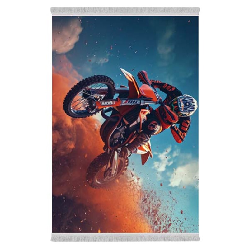 فرشینه دفه از جنس پارچه شانل ترک طرح فانتزی کد 144