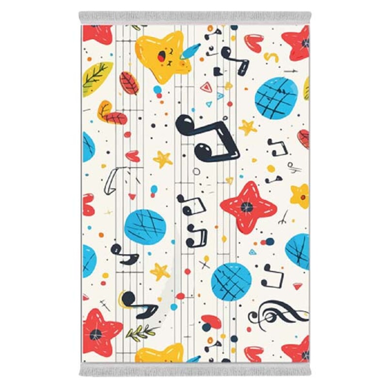 فرشینه دفه از جنس پارچه شانل ترک طرح فانتزی کد 154