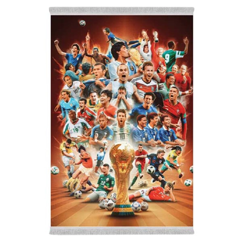 فرشینه دفه از جنس پارچه شانل ترک طرح فانتزی کد 182