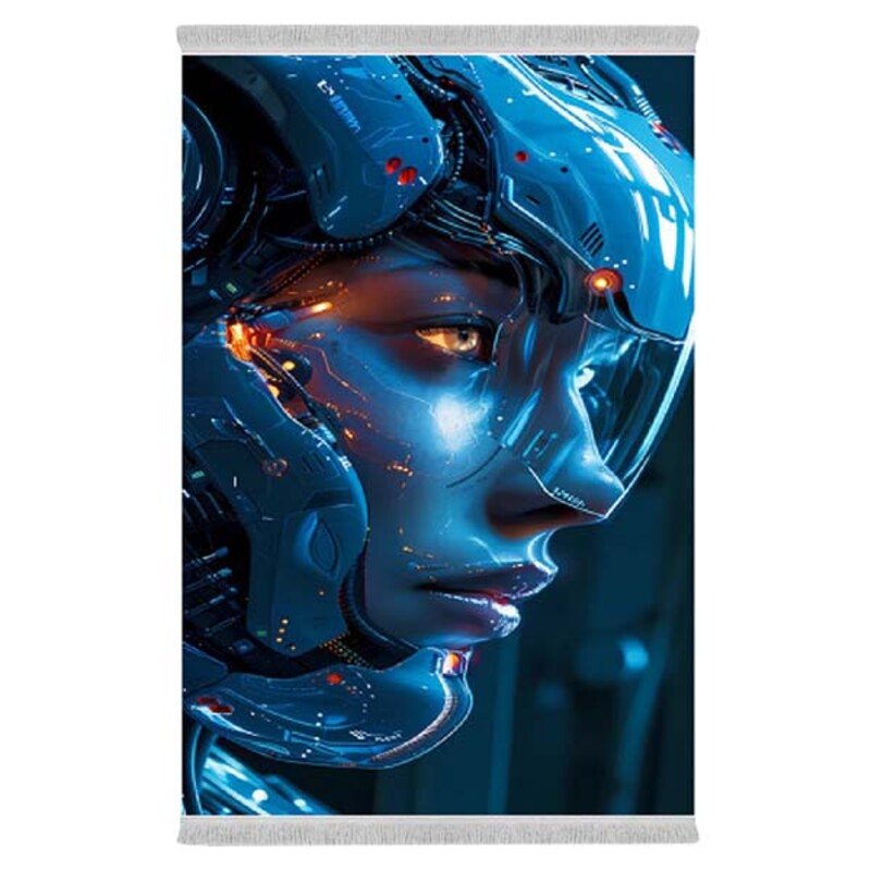 فرشینه دفه از جنس پارچه شانل ترک طرح فانتزی کد 191