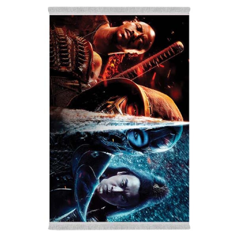 فرشینه دفه از جنس پارچه شانل ترک طرح فانتزی کد 197