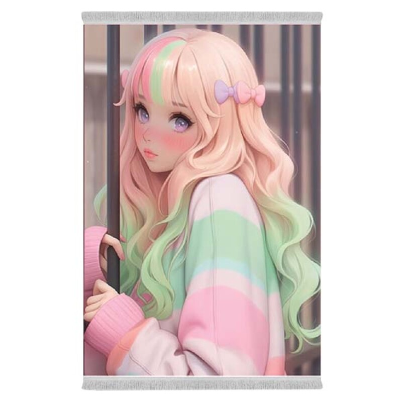 فرشینه دفه از جنس پارچه شانل ترک طرح فانتزی کد 206