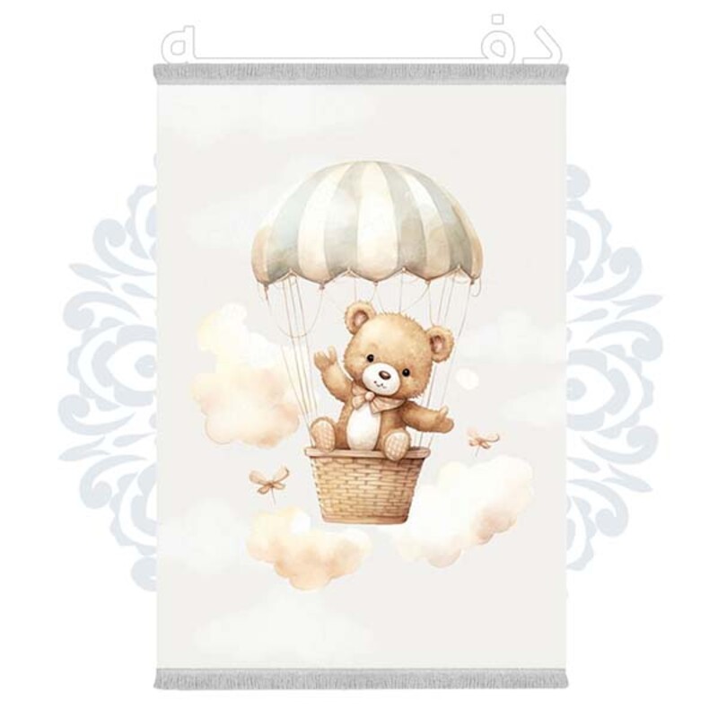 فرشینه دفه از جنس پارچه شانل ترک طرح فانتزی کد 222