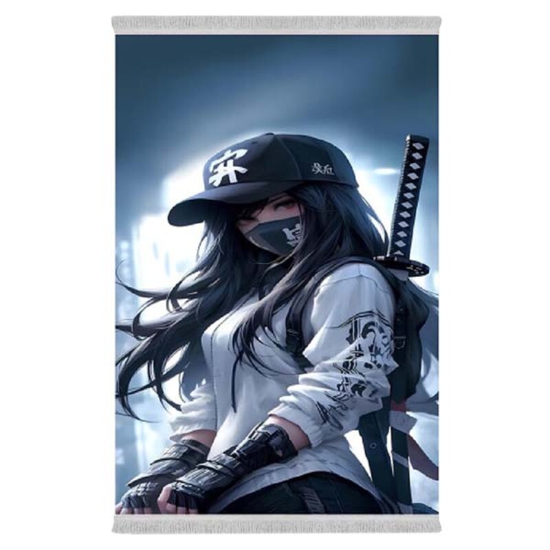 فرشینه دفه از جنس پارچه شانل ترک طرح فانتزی کد 224