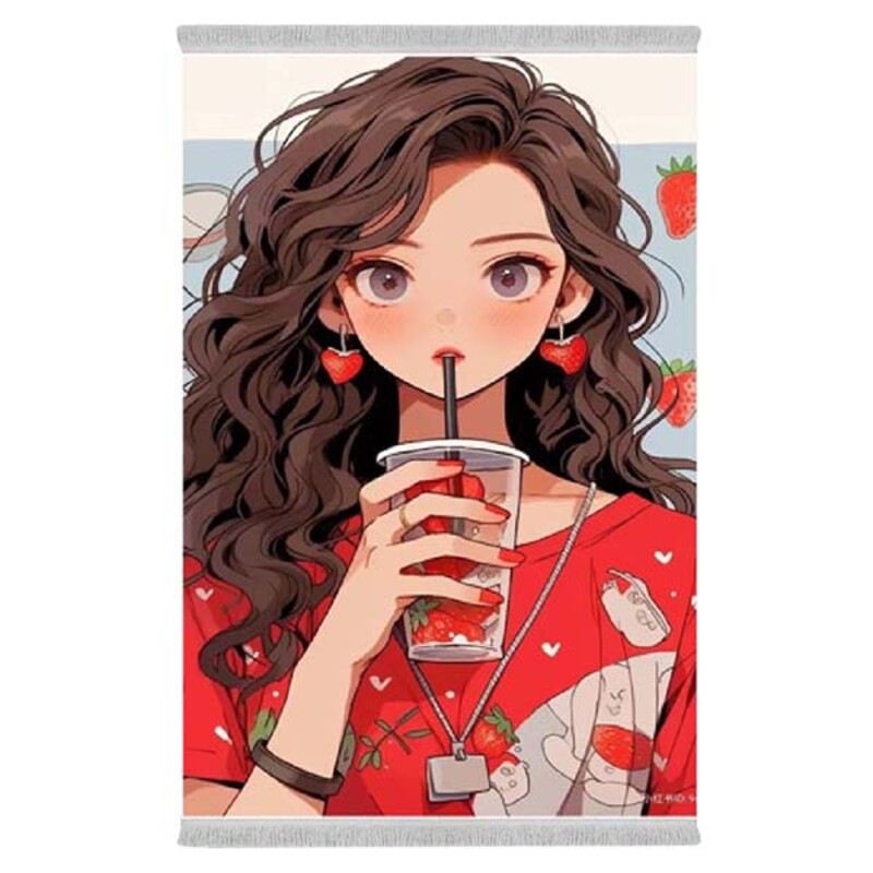 فرشینه دفه از جنس پارچه شانل ترک طرح فانتزی کد 229