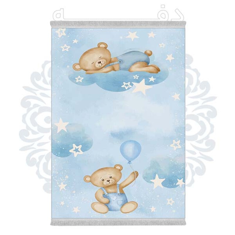 فرشینه دفه از جنس پارچه شانل ترک طرح فانتزی کد 253