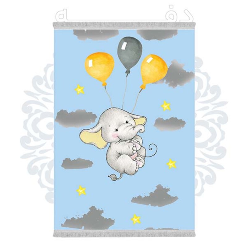 فرشینه دفه از جنس پارچه شانل ترک طرح فانتزی کد 254