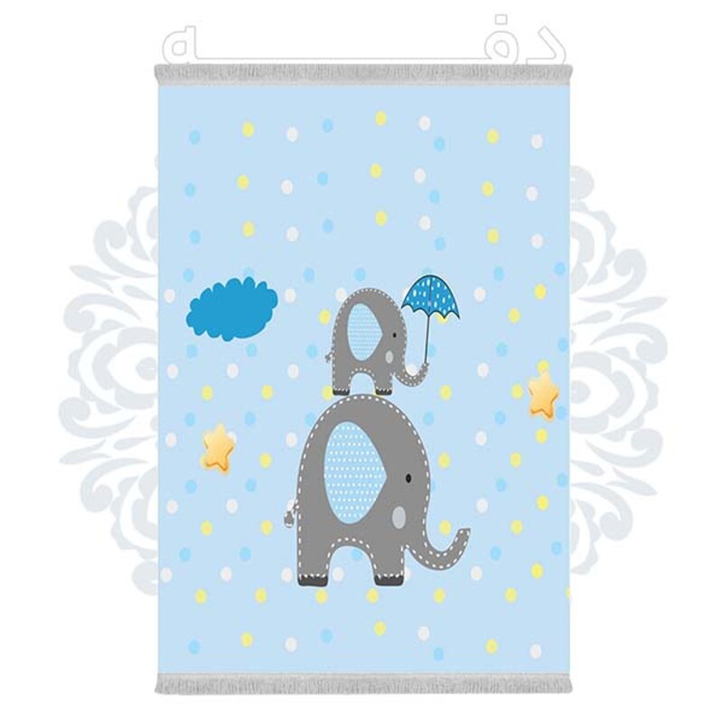 فرشینه دفه از جنس پارچه شانل ترک طرح فانتزی کد 256