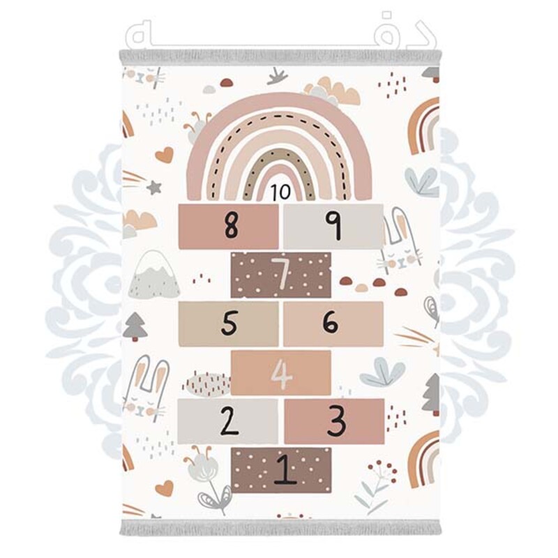 فرشینه دفه از جنس پارچه شانل ترک طرح فانتزی کد 257