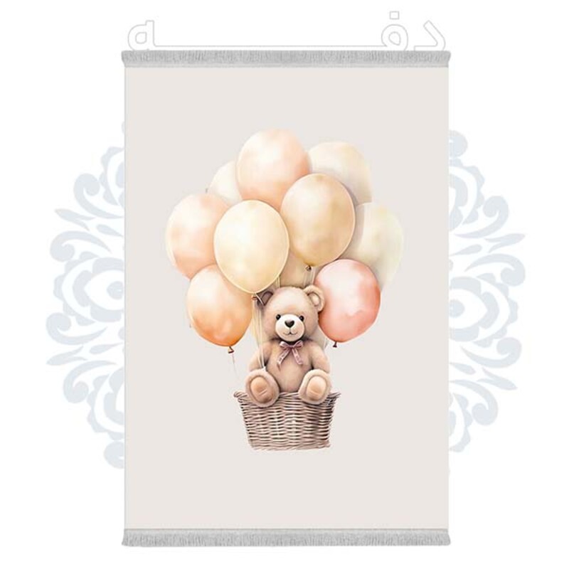 فرشینه دفه از جنس پارچه شانل ترک طرح فانتزی کد 268