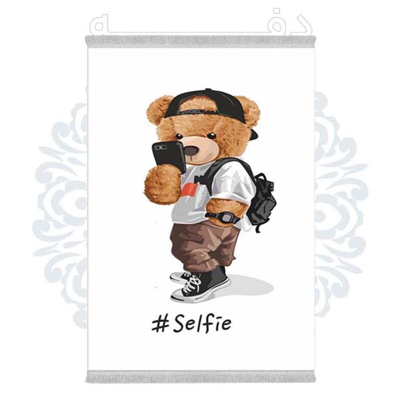 فرشینه دفه از جنس پارچه شانل ترک طرح فانتزی کد 275