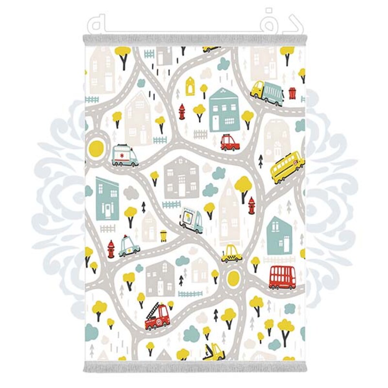 فرشینه دفه از جنس پارچه شانل ترک طرح فانتزی کد 283