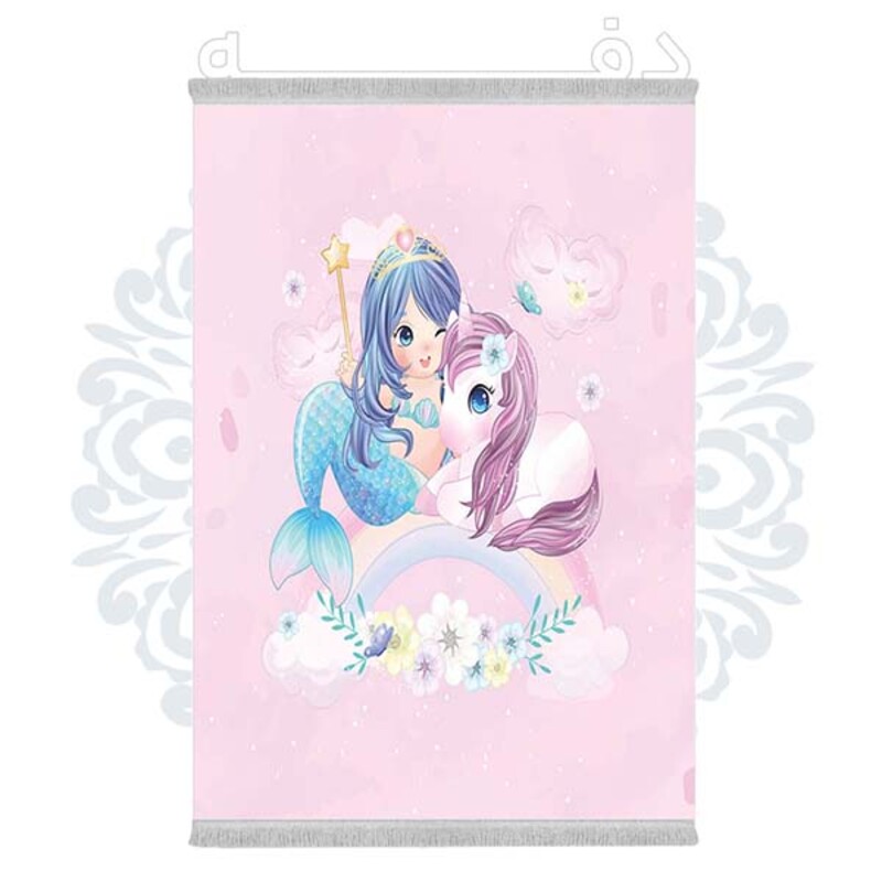 فرشینه دفه از جنس پارچه شانل ترک طرح فانتزی کد 286