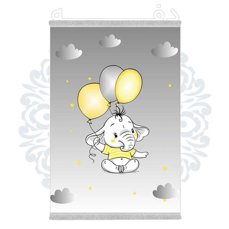 فرشینه دفه از جنس پارچه شانل ترک طرح فانتزی کد 290