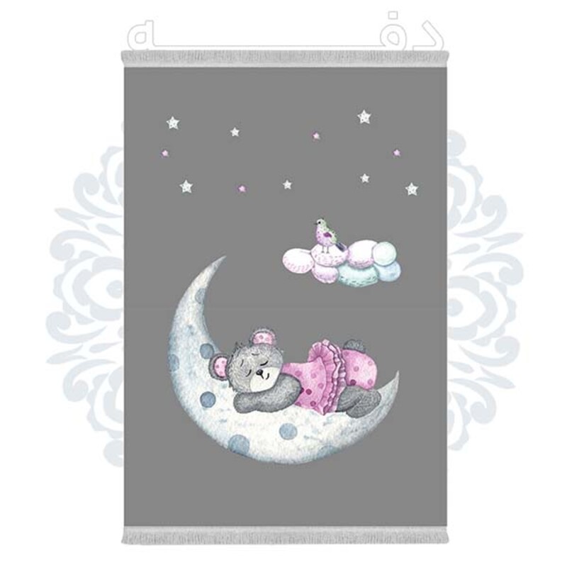 فرشینه دفه از جنس پارچه شانل ترک طرح فانتزی کد 296