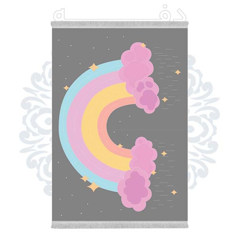 فرشینه دفه از جنس پارچه شانل ترک طرح فانتزی کد 299