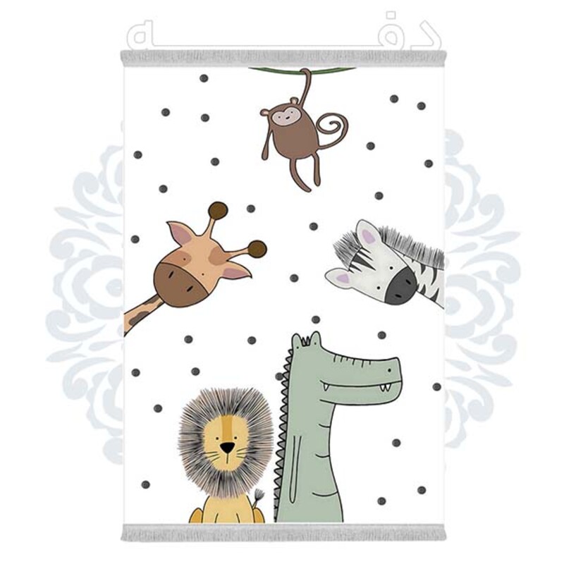 فرشینه دفه از جنس پارچه شانل ترک طرح فانتزی کد 304