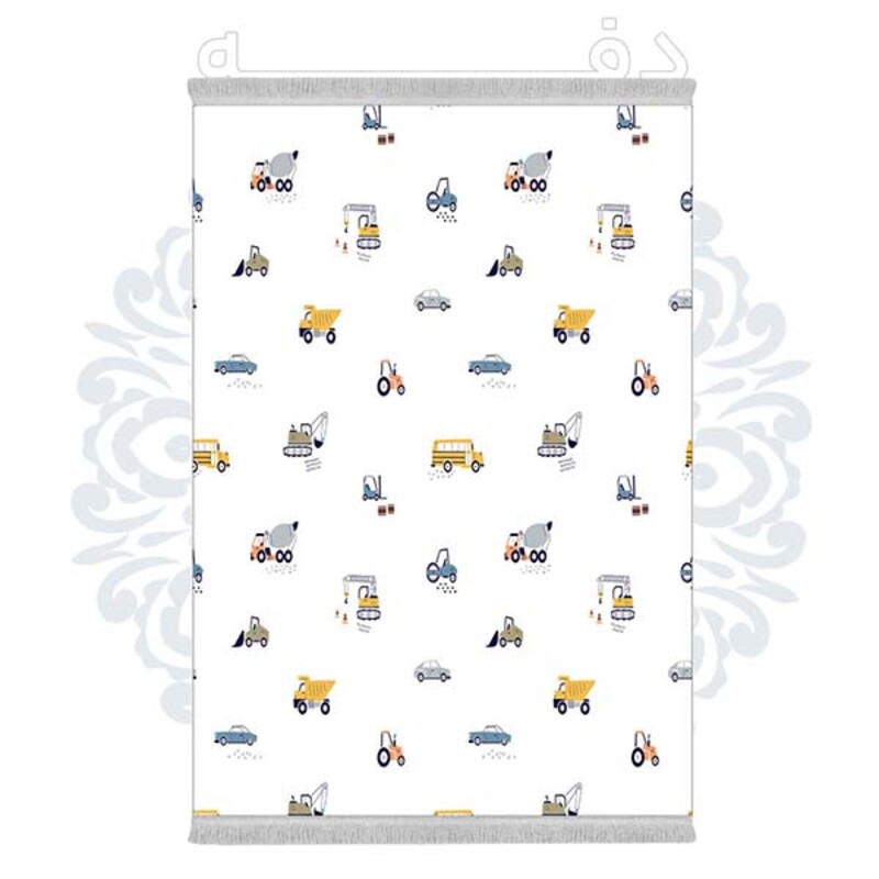 فرشینه دفه از جنس پارچه شانل ترک طرح فانتزی کد 305