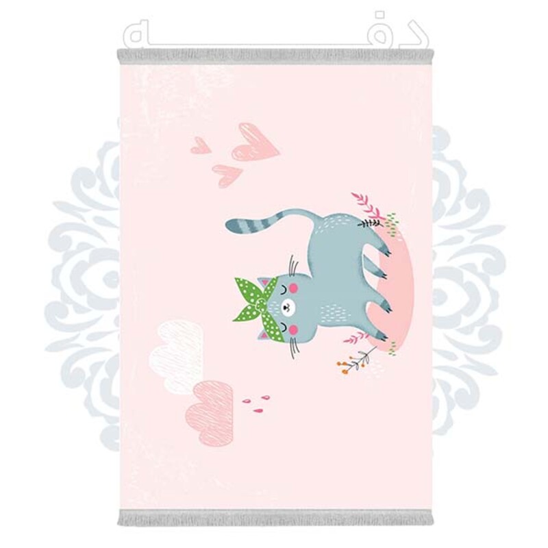 فرشینه دفه از جنس پارچه شانل ترک طرح فانتزی کد 308