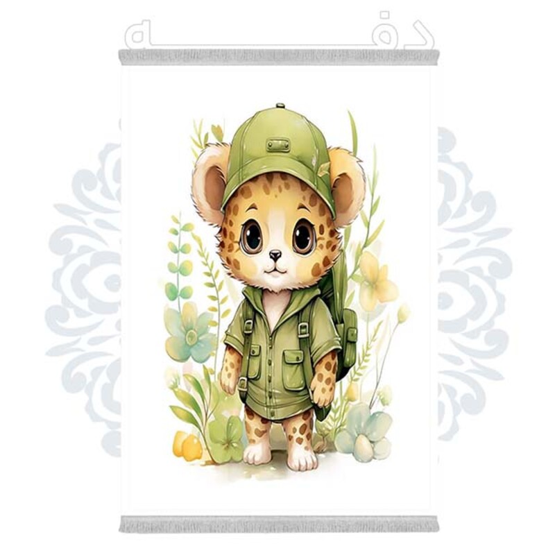 فرشینه دفه از جنس پارچه شانل ترک طرح فانتزی کد 310