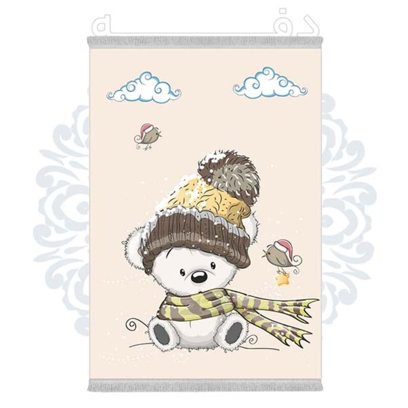 فرشینه دفه از جنس پارچه شانل ترک طرح فانتزی کد 318