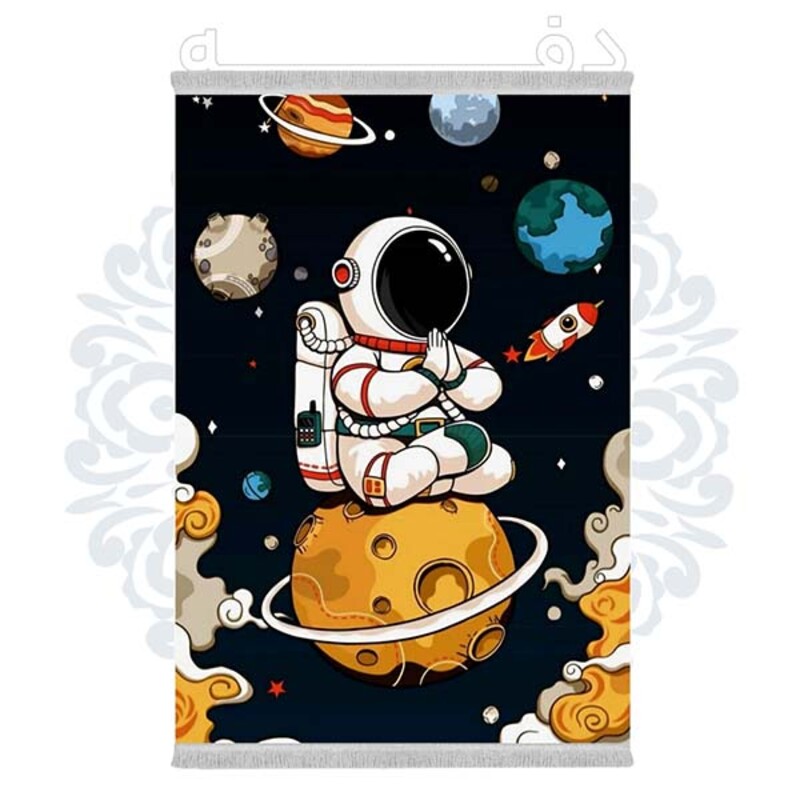 فرشینه دفه از جنس پارچه شانل ترک طرح فانتزی کد 319