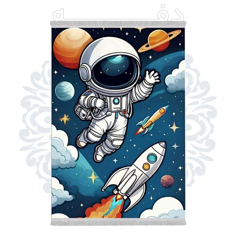 فرشینه دفه از جنس پارچه شانل ترک طرح فانتزی کد 323