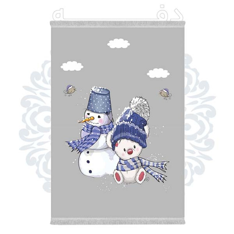 فرشینه دفه از جنس پارچه شانل ترک طرح فانتزی کد 325