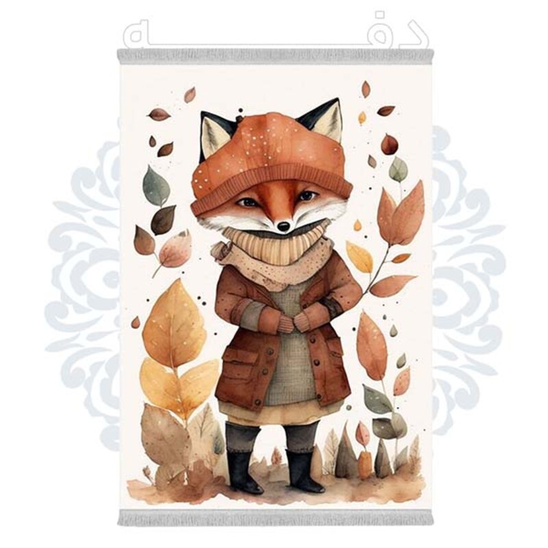 فرشینه دفه از جنس پارچه شانل ترک طرح فانتزی کد 345